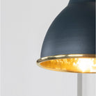 Hammered Brass Brindley Wall Light in Soot | From The Anvil - Wall Lights - From The Anvil - Yester Home