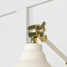 Hammered Brass Brindley Wall Light in Teasel | From The Anvil-Wall Lights-Yester Home