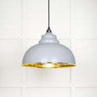 Hammered Brass Harborne Pendant in Birch | From The Anvil - Harborne - From The Anvil - Yester Home