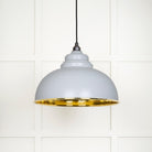 Hammered Brass Harborne Pendant in Birch | From The Anvil - Harborne - From The Anvil - Yester Home