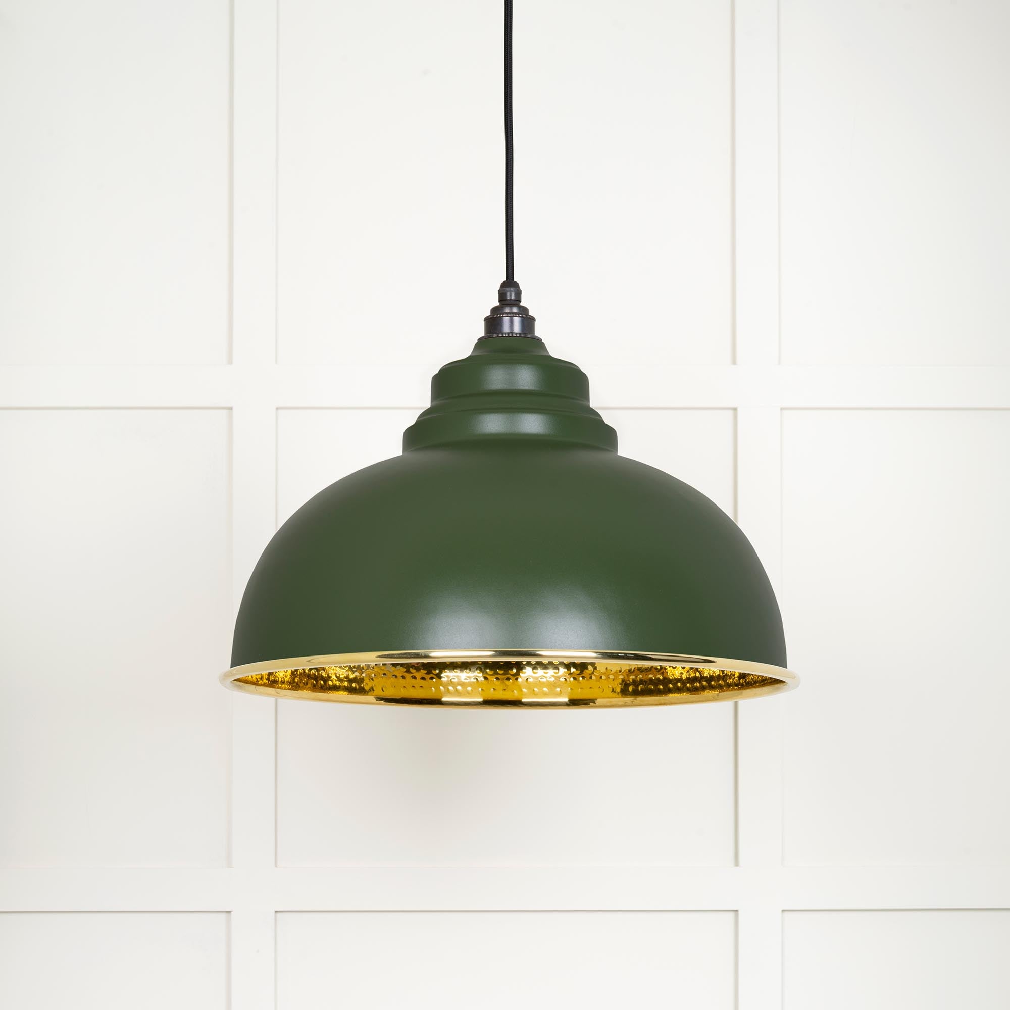 Hammered Brass Harborne Pendant in Heath | From The Anvil - Harborne - From The Anvil - Yester Home