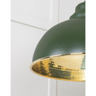 Hammered Brass Harborne Pendant in Heath | From The Anvil-Harborne-Yester Home