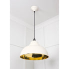 Hammered Brass Harborne Pendant in Teasel | From The Anvil - Harborne - From The Anvil - Yester Home