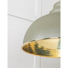 Hammered Brass Harborne Pendant in Tump | From The Anvil-Harborne-Yester Home