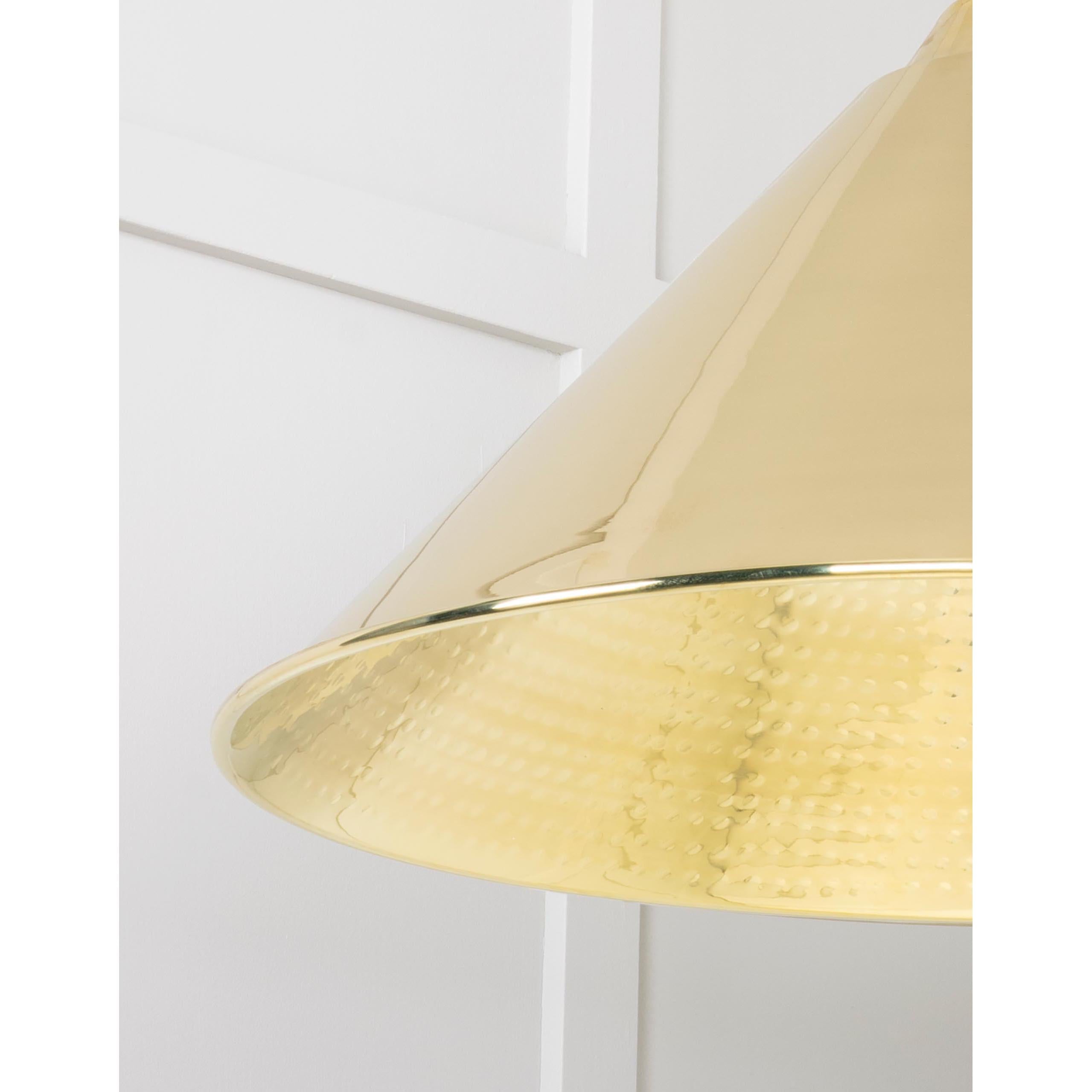 Hammered Brass Hockley Pendant | From The Anvil - Hockley - From The Anvil - Yester Home