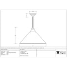 Hammered Brass Hockley Pendant | From The Anvil - Hockley - From The Anvil - Yester Home