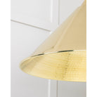Hammered Brass Hockley Pendant | From The Anvil-Hockley-Yester Home