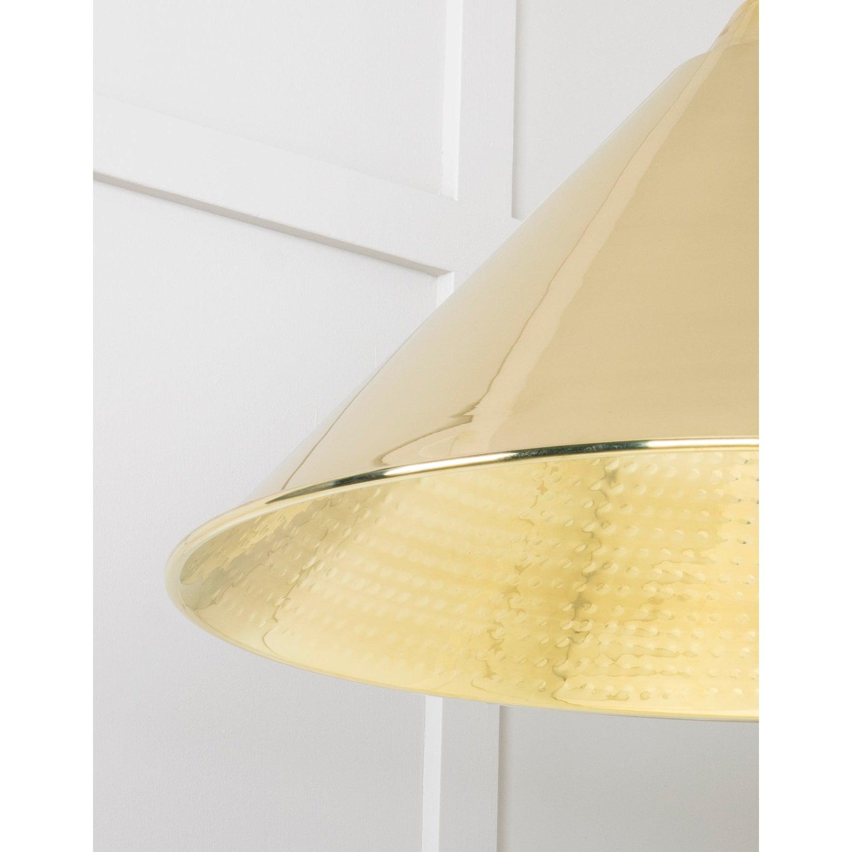 Hammered Brass Hockley Pendant | From The Anvil-Hockley-Yester Home