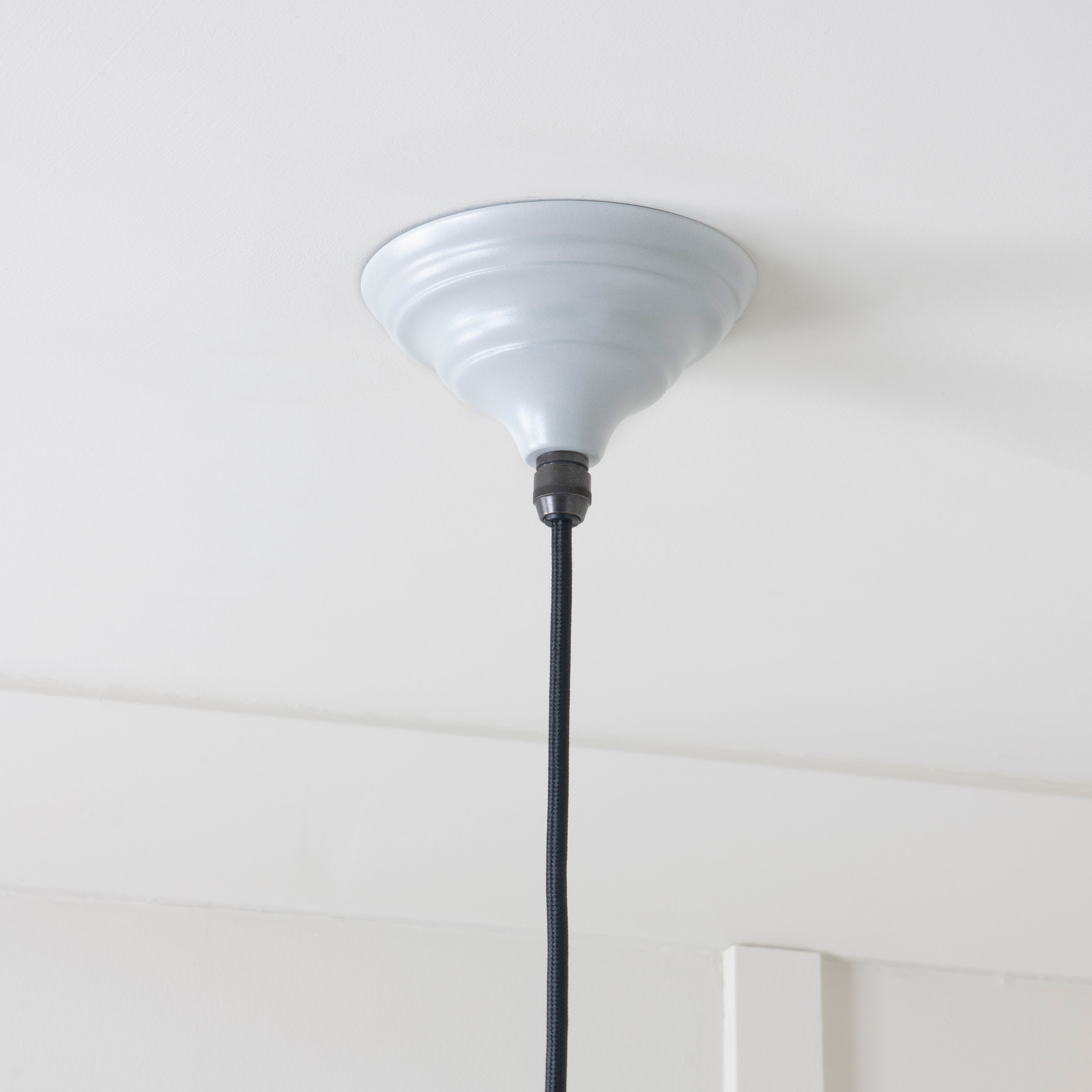 Hammered Brass Hockley Pendant in Birch | From The Anvil-Hockley-Yester Home