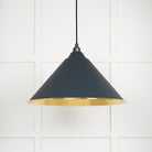 Hammered Brass Hockley Pendant in Soot | From The Anvil - Hockley - From The Anvil - Yester Home
