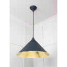 Hammered Brass Hockley Pendant in Soot | From The Anvil - Hockley - From The Anvil - Yester Home