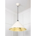 Hammered Brass Hockley Pendant in Teasel | From The Anvil-Hockley-Yester Home