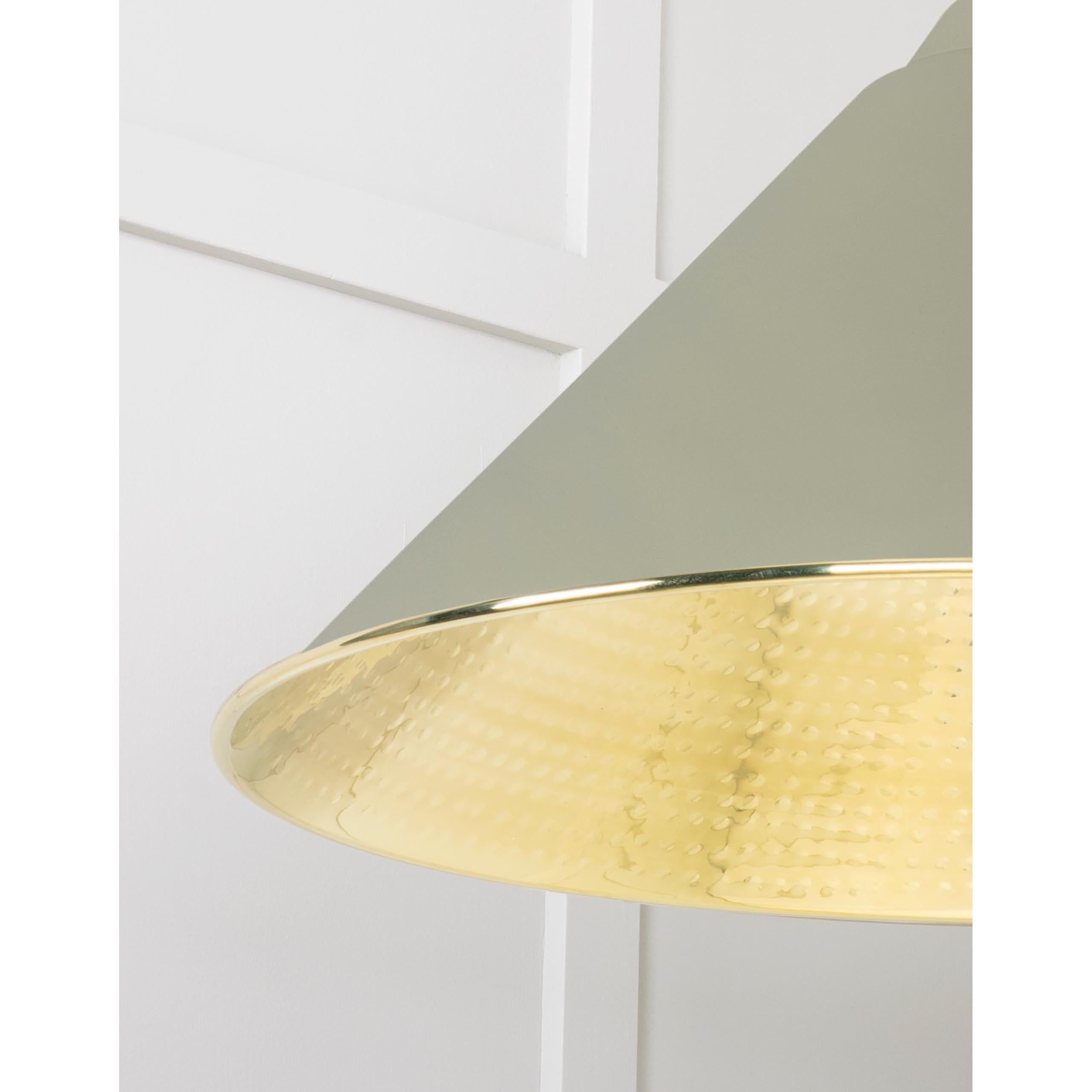 Hammered Brass Hockley Pendant in Tump | From The Anvil - Hockley - From The Anvil - Yester Home