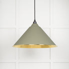Hammered Brass Hockley Pendant in Tump | From The Anvil - Hockley - From The Anvil - Yester Home