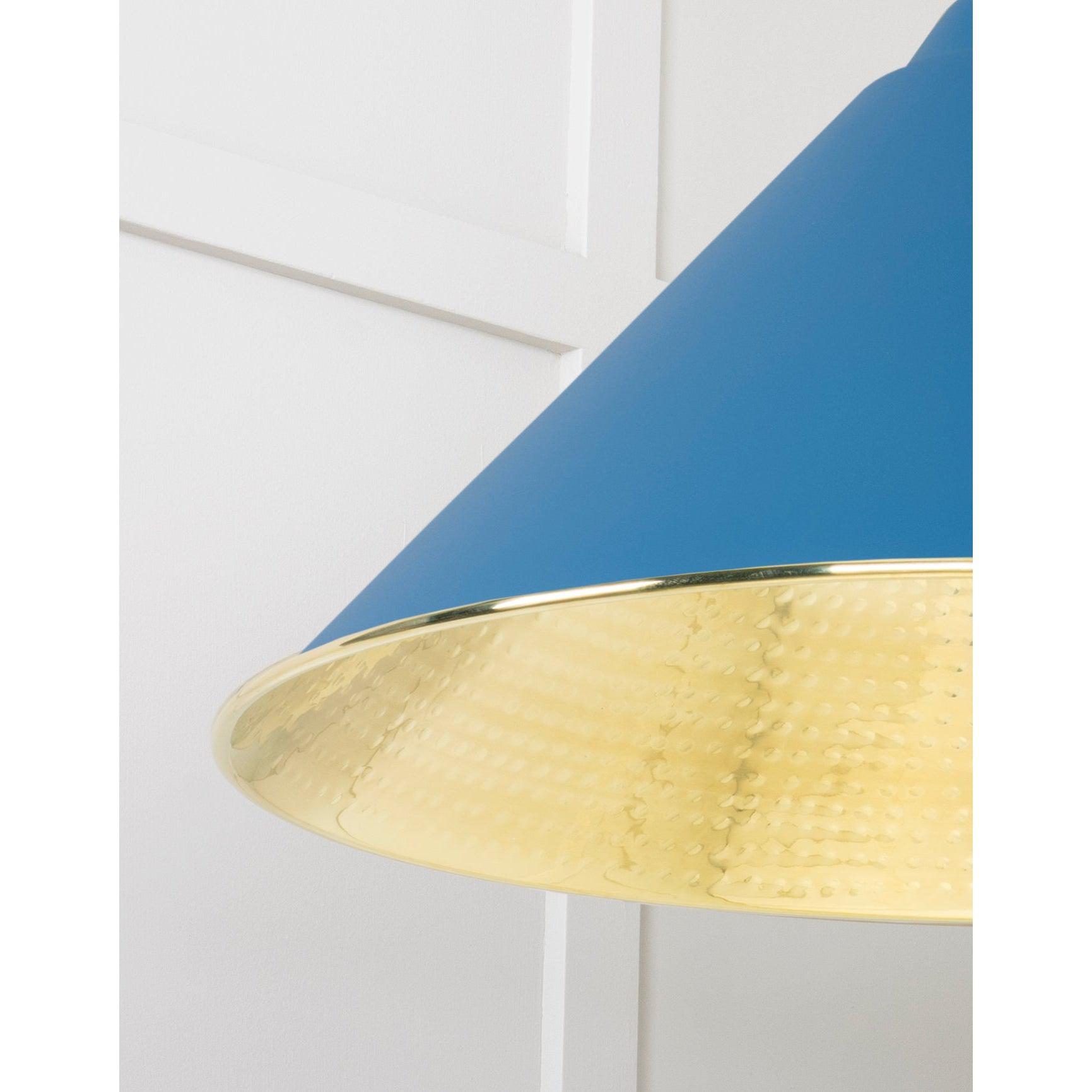 Hammered Brass Hockley Pendant in Upstream | From The Anvil-Hockley-Yester Home