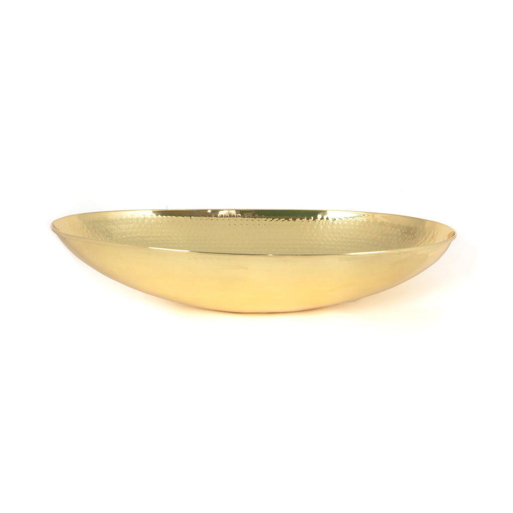 Hammered Brass Oval Sink | From The Anvil