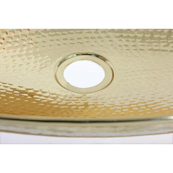 Hammered Brass Oval Sink | From The Anvil
