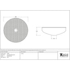 Hammered Brass Round Sink | From The Anvil - Sinks - From The Anvil - Yester Home