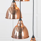 Hammered Copper Brindley Cluster Pendant | From The Anvil-Cluster Pendants-Yester Home