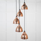 Hammered Copper Brindley Cluster Pendant | From The Anvil-Cluster Pendants-Yester Home