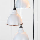 Hammered Copper Brindley Cluster Pendant in Birch | From The Anvil - Cluster Pendants - From The Anvil - Yester Home