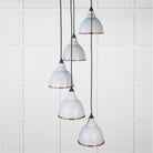 Hammered Copper Brindley Cluster Pendant in Birch | From The Anvil-Cluster Pendants-Yester Home