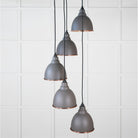 Hammered Copper Brindley Cluster Pendant in Bluff | From The Anvil-Cluster Pendants-Yester Home