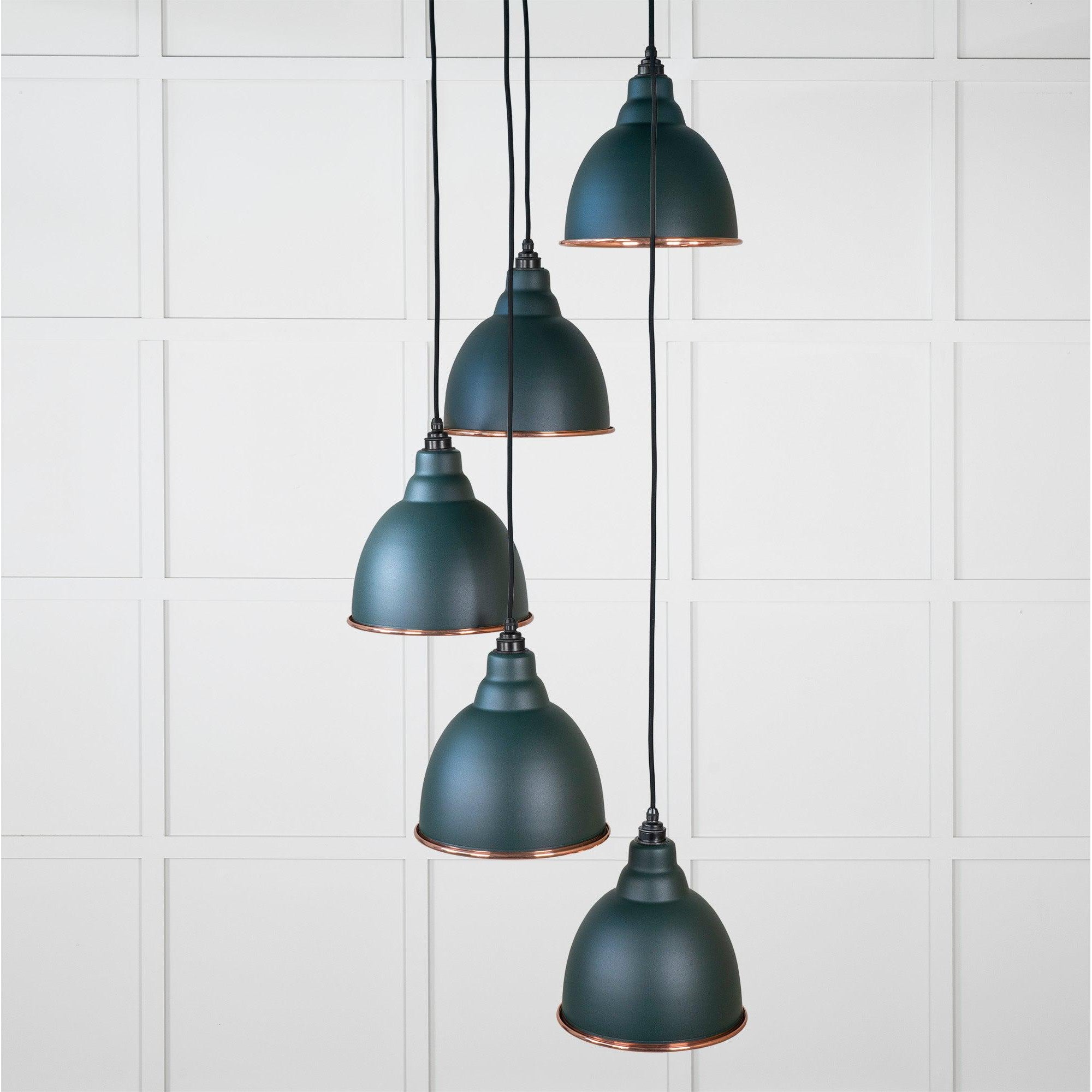 Hammered Copper Brindley Cluster Pendant in Dingle | From The Anvil-Cluster Pendants-Yester Home