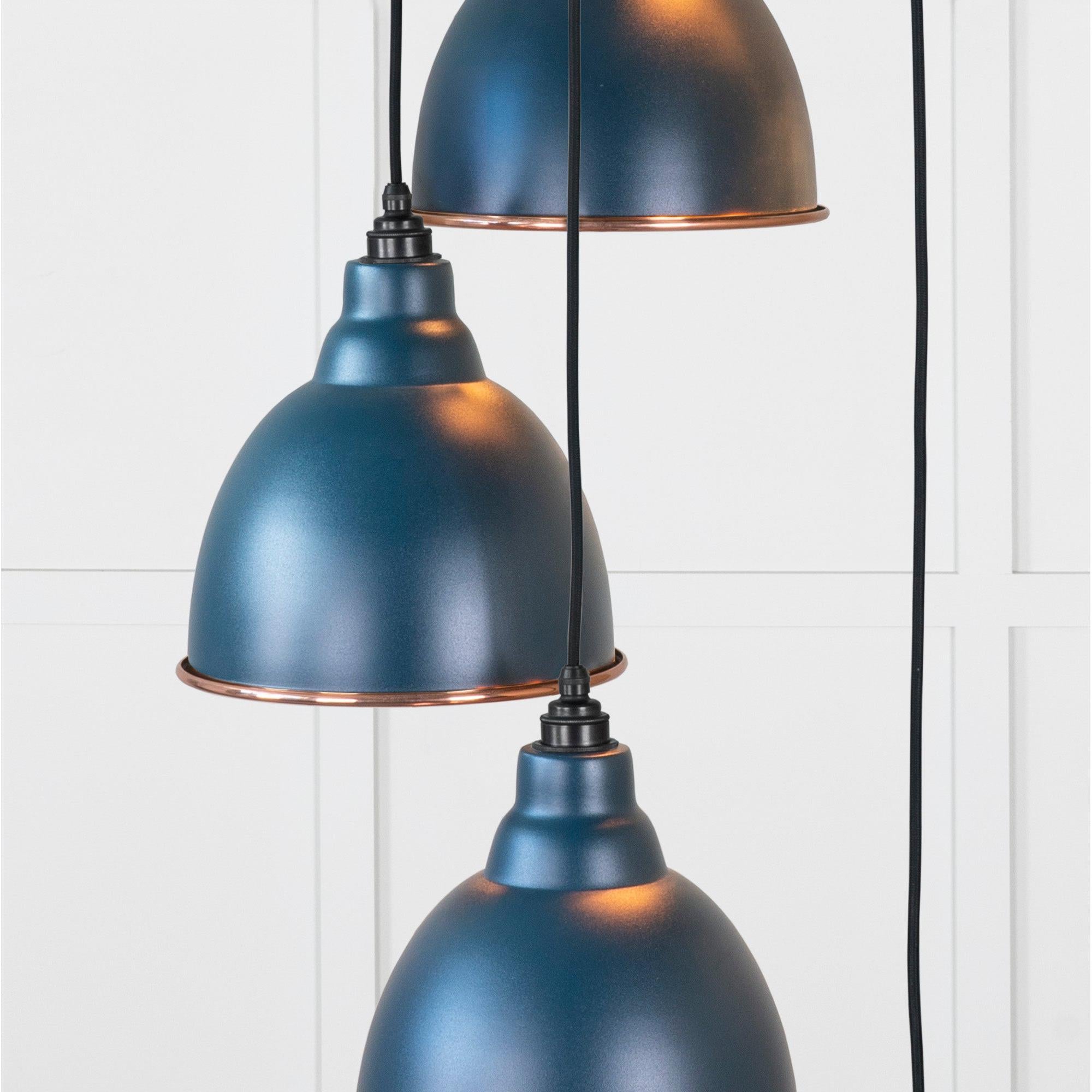 Hammered Copper Brindley Cluster Pendant in Dusk | From The Anvil - Cluster Pendants - From The Anvil - Yester Home