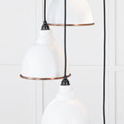 Hammered Copper Brindley Cluster Pendant in Flock | From The Anvil-Cluster Pendants-Yester Home