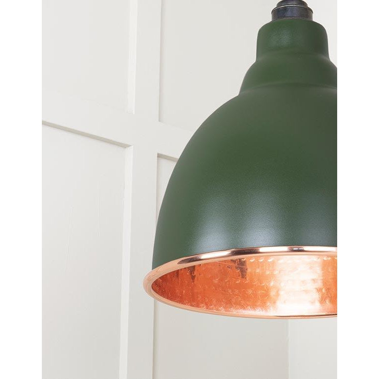 Hammered Copper Brindley Cluster Pendant in Heath | From The Anvil-Cluster Pendants-Yester Home