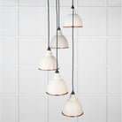 Hammered Copper Brindley Cluster Pendant in Teasel | From The Anvil-Cluster Pendants-Yester Home