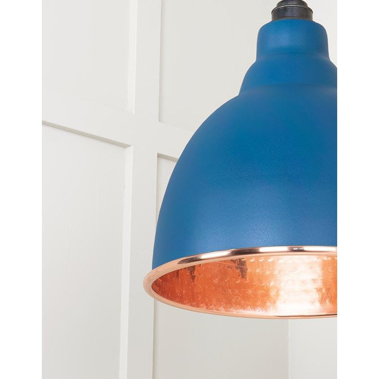 Hammered Copper Brindley Cluster Pendant in Upstream | From The Anvil-Cluster Pendants-Yester Home