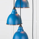 Hammered Copper Brindley Cluster Pendant in Upstream | From The Anvil-Cluster Pendants-Yester Home