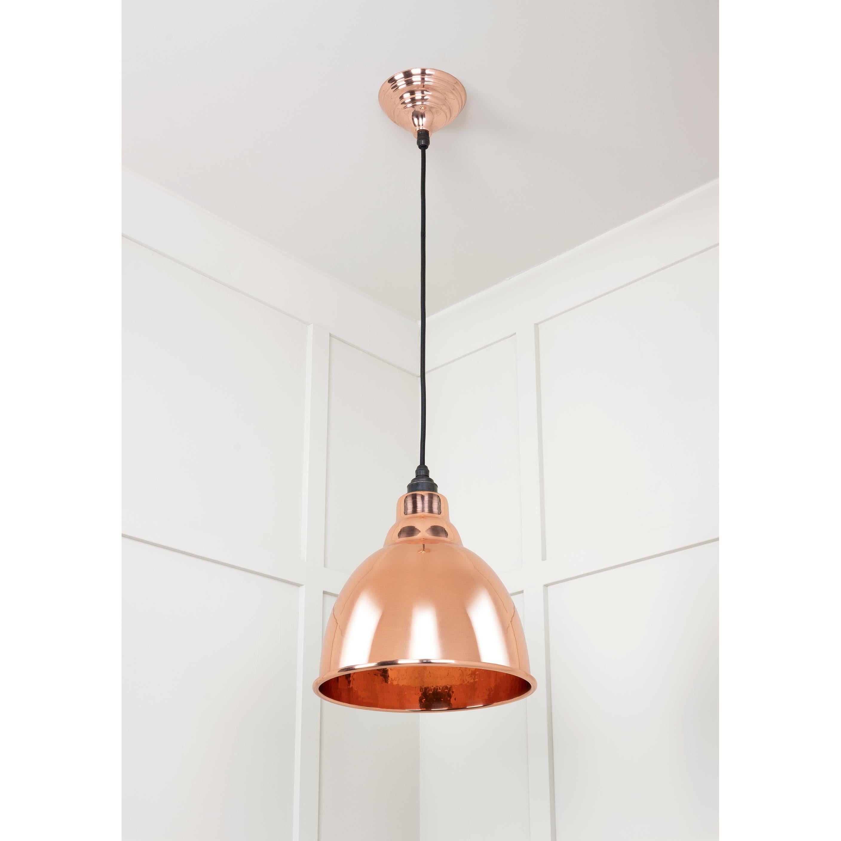 Hammered Copper Brindley Pendant | From The Anvil - Brindley - From The Anvil - Yester Home