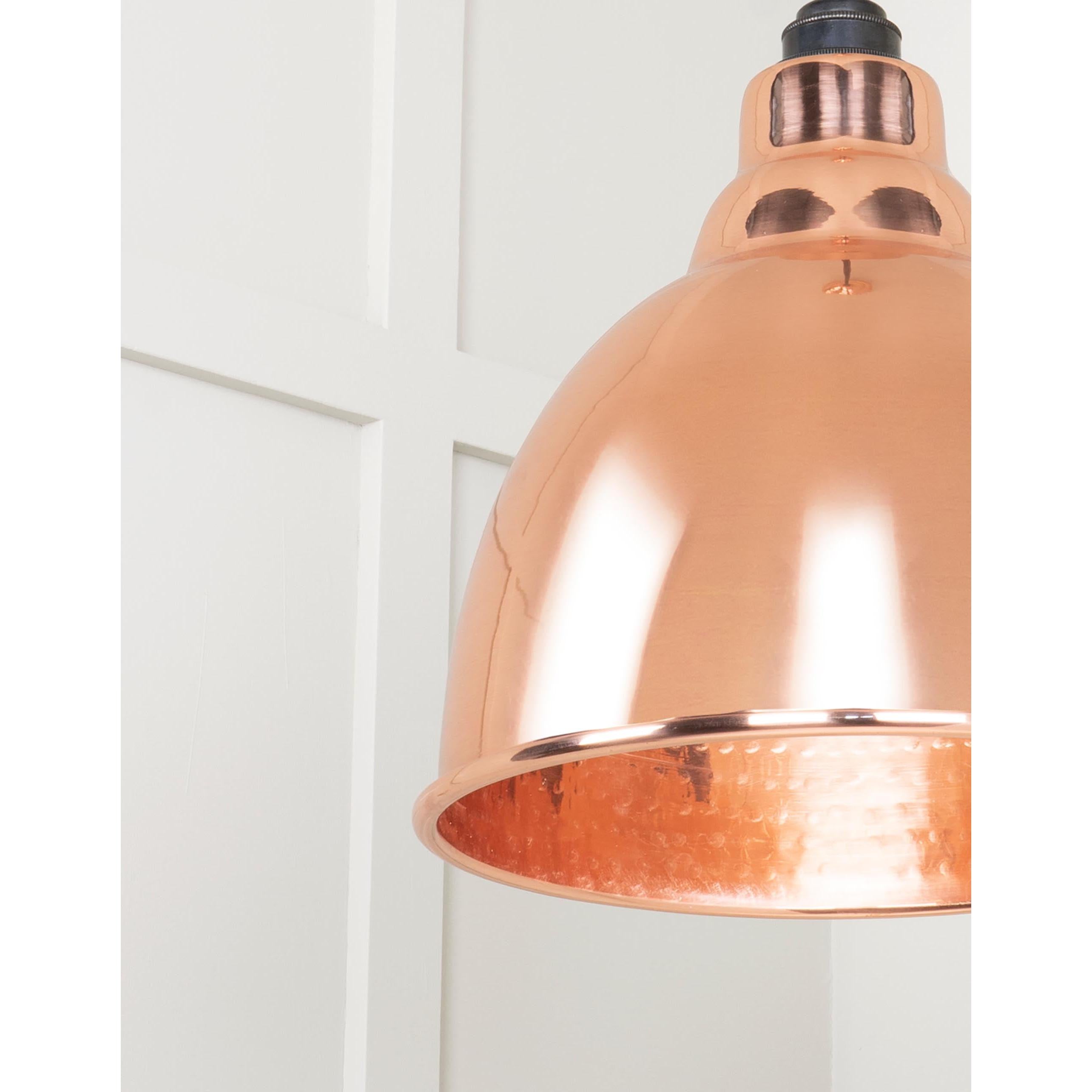 Hammered Copper Brindley Pendant | From The Anvil - Brindley - From The Anvil - Yester Home