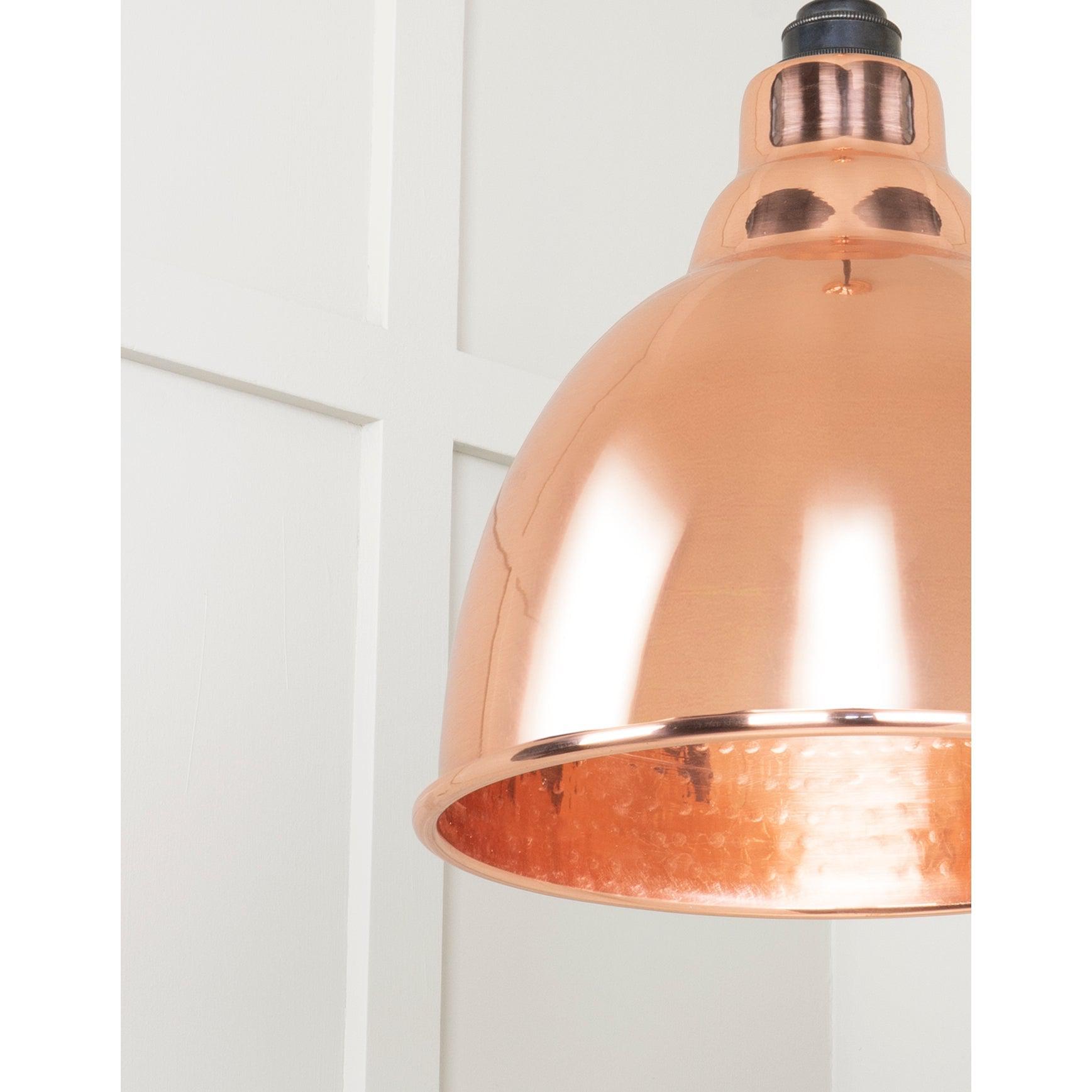 Hammered Copper Brindley Pendant | From The Anvil-Brindley-Yester Home