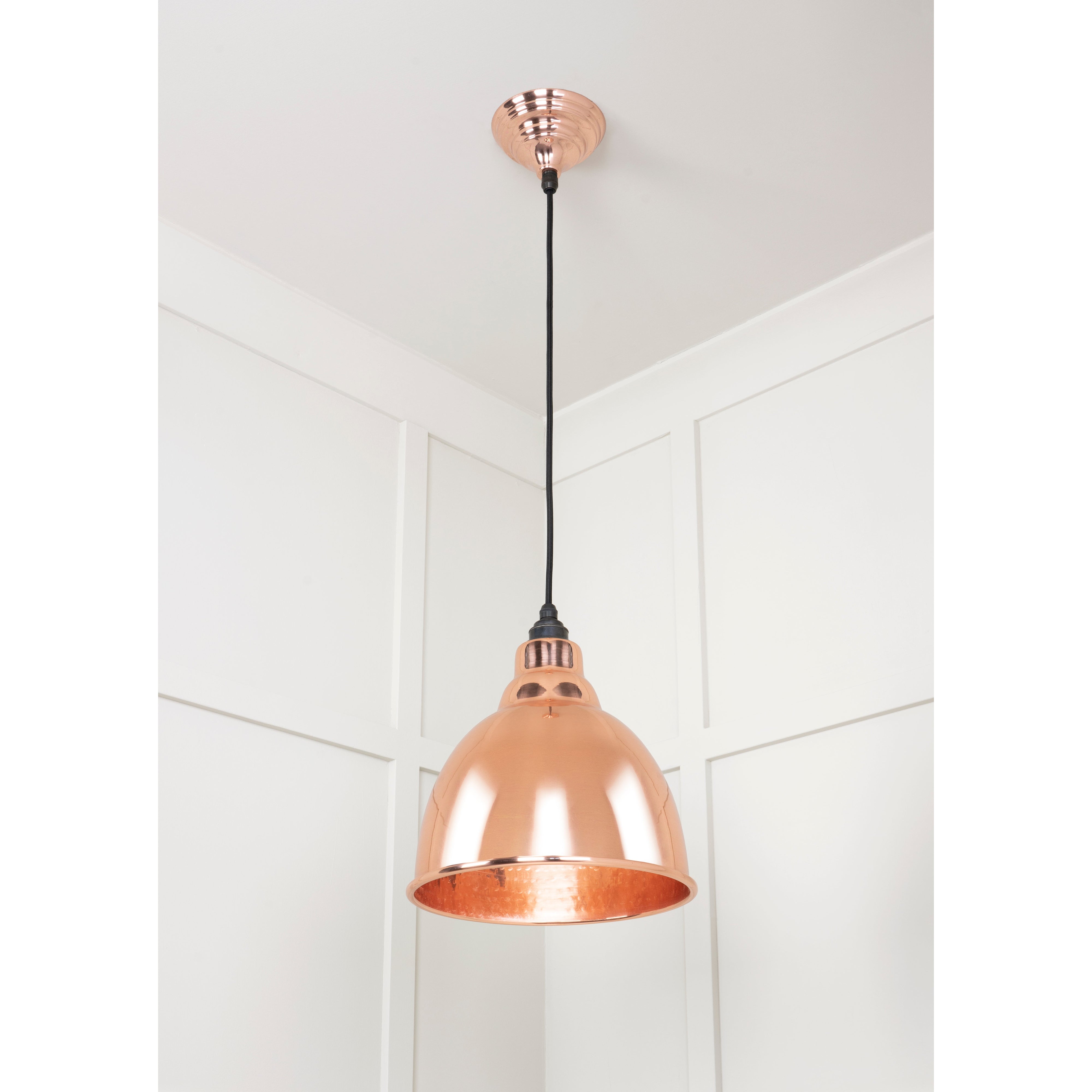 Hammered Copper Brindley Pendant | From The Anvil-Brindley-Yester Home