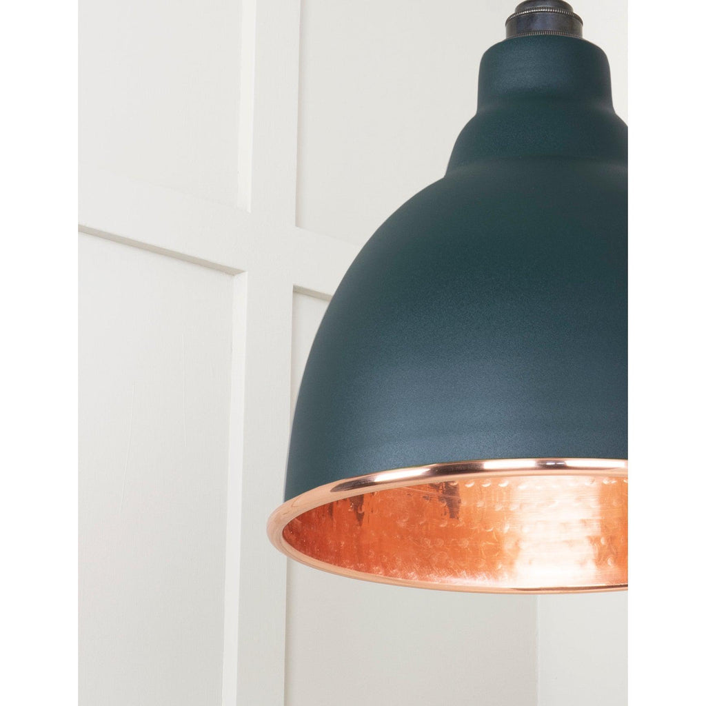 Hammered Copper Brindley Pendant in Dingle | From The Anvil