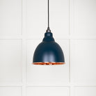Hammered Copper Brindley Pendant in Dusk | From The Anvil - Brindley - From The Anvil - Yester Home