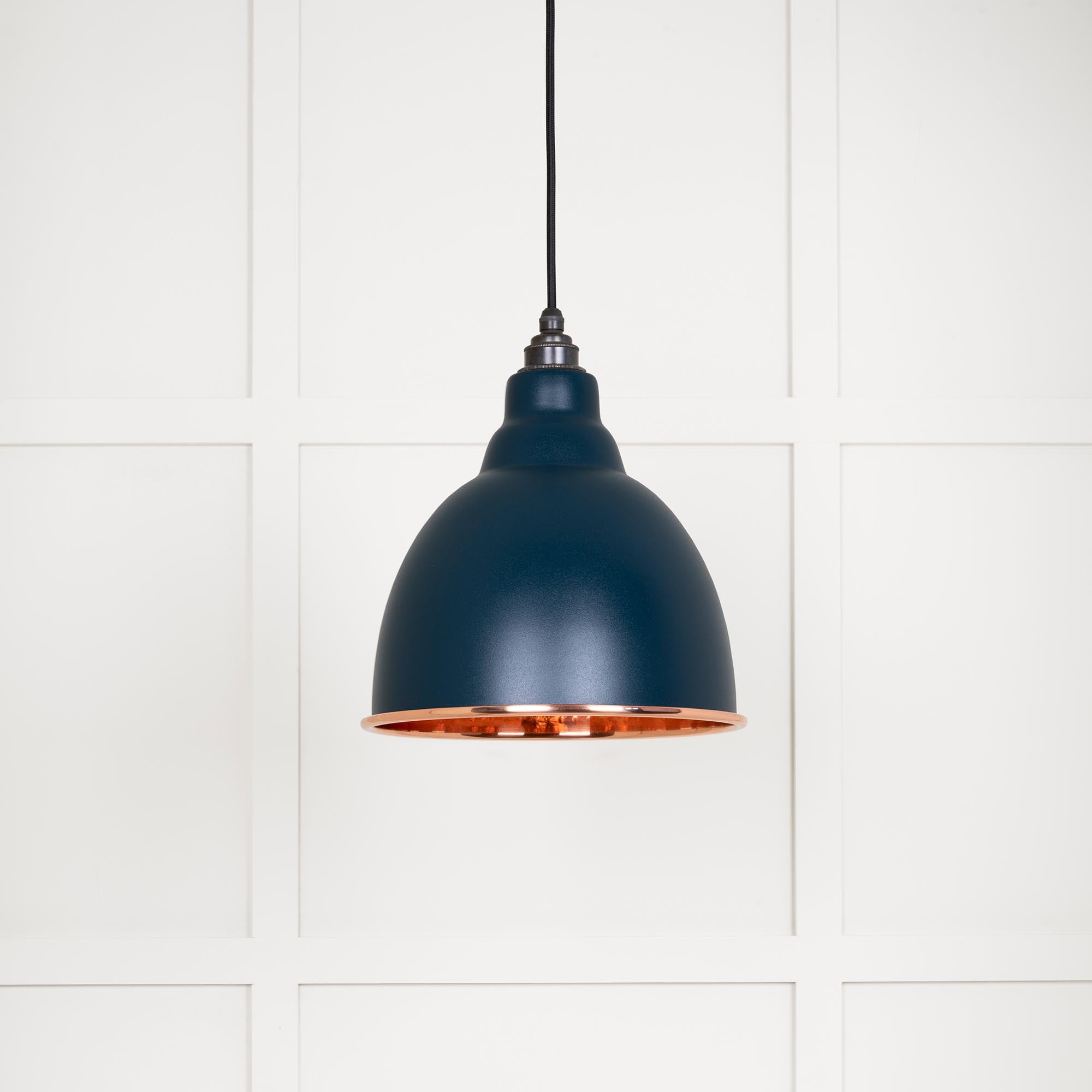 Hammered Copper Brindley Pendant in Dusk | From The Anvil - Brindley - From The Anvil - Yester Home