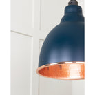 Hammered Copper Brindley Pendant in Dusk | From The Anvil - Brindley - From The Anvil - Yester Home