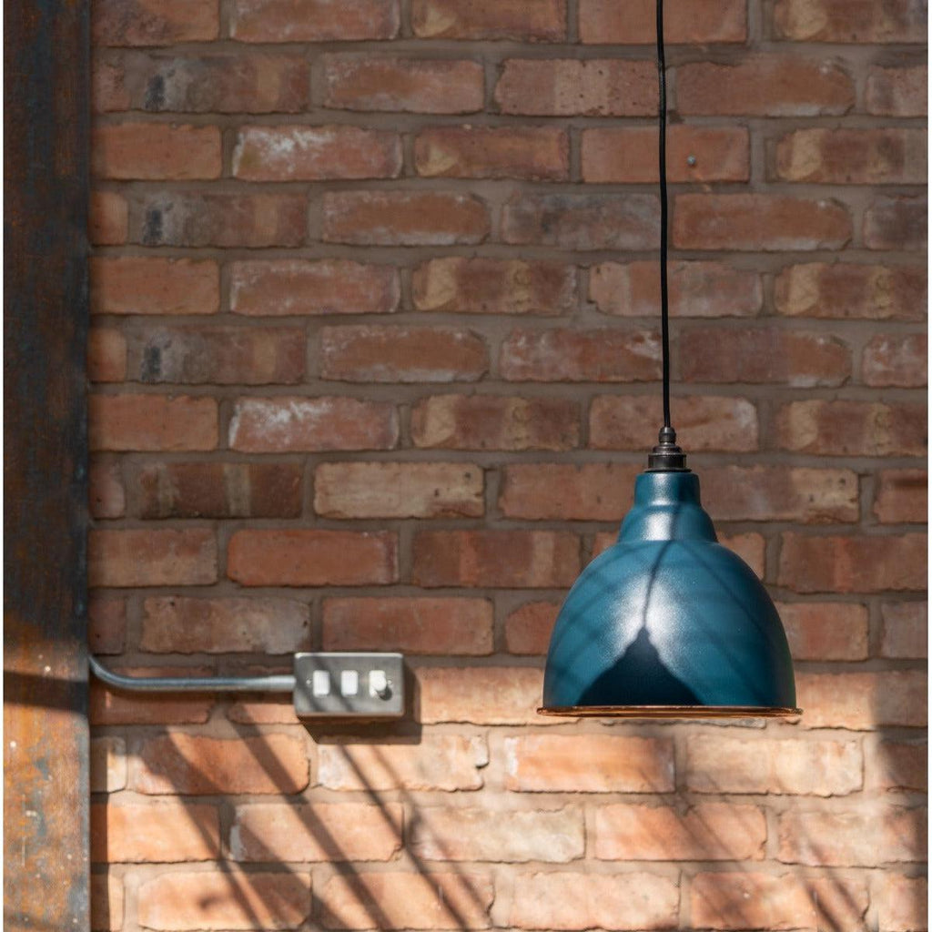 Hammered Copper Brindley Pendant in Dusk | From The Anvil