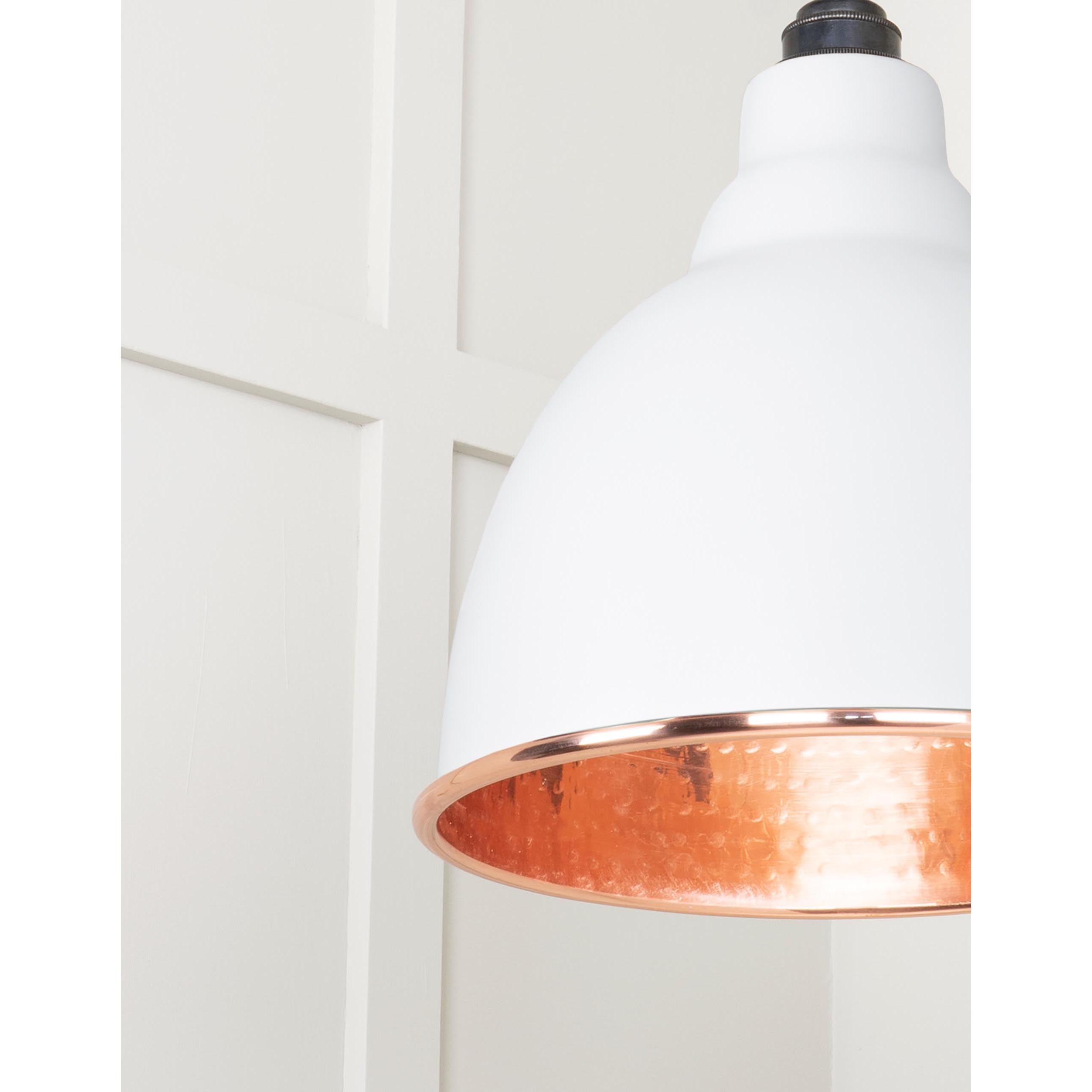 Hammered Copper Brindley Pendant in Flock | From The Anvil - Brindley - From The Anvil - Yester Home