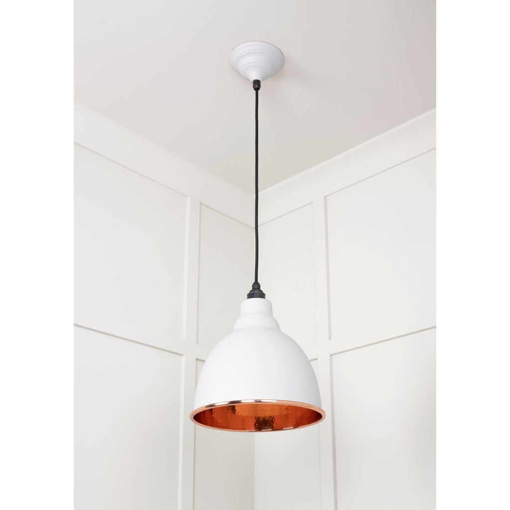 Hammered Copper Brindley Pendant in Flock | From The Anvil-Brindley-Yester Home