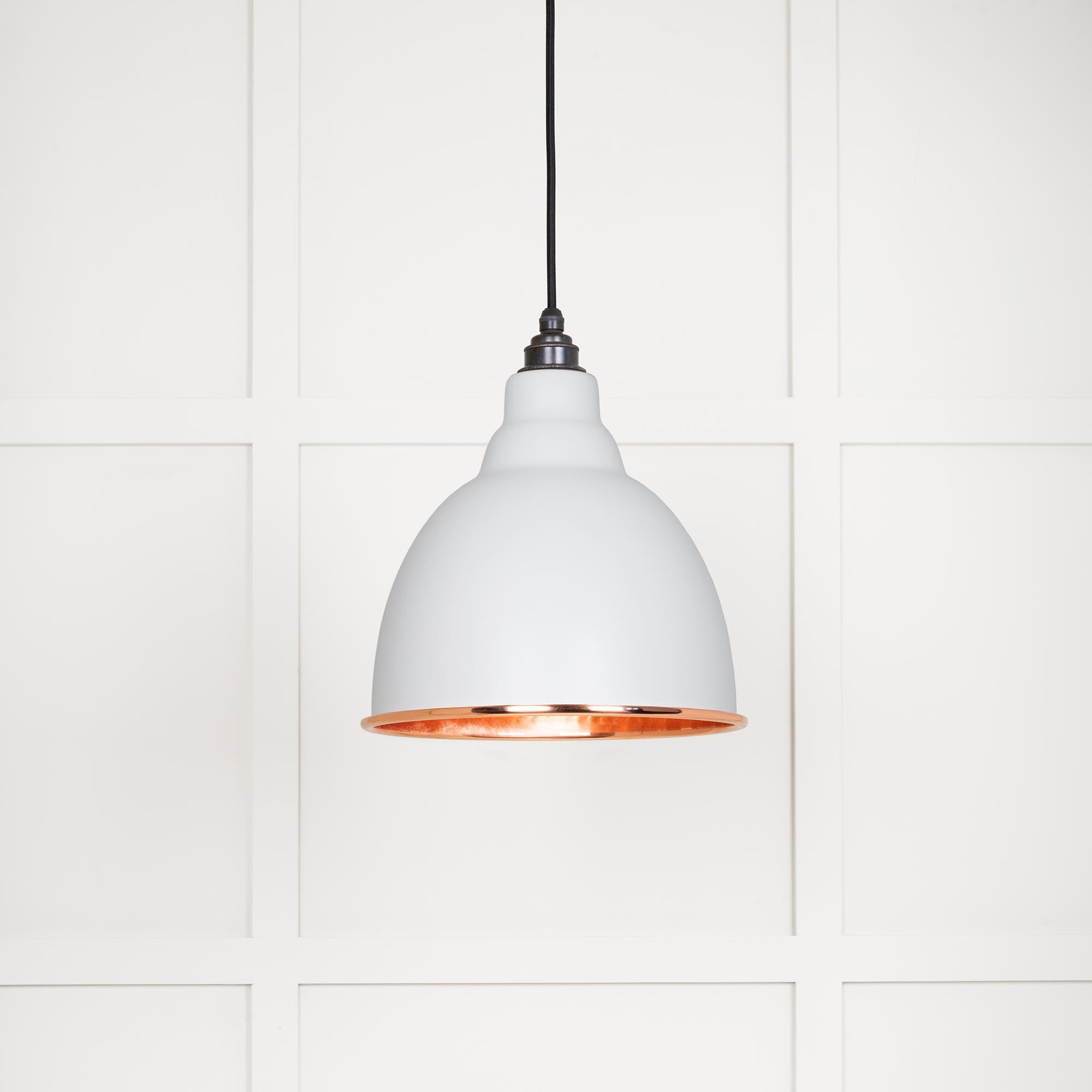 Hammered Copper Brindley Pendant in Flock | From The Anvil - Brindley - From The Anvil - Yester Home