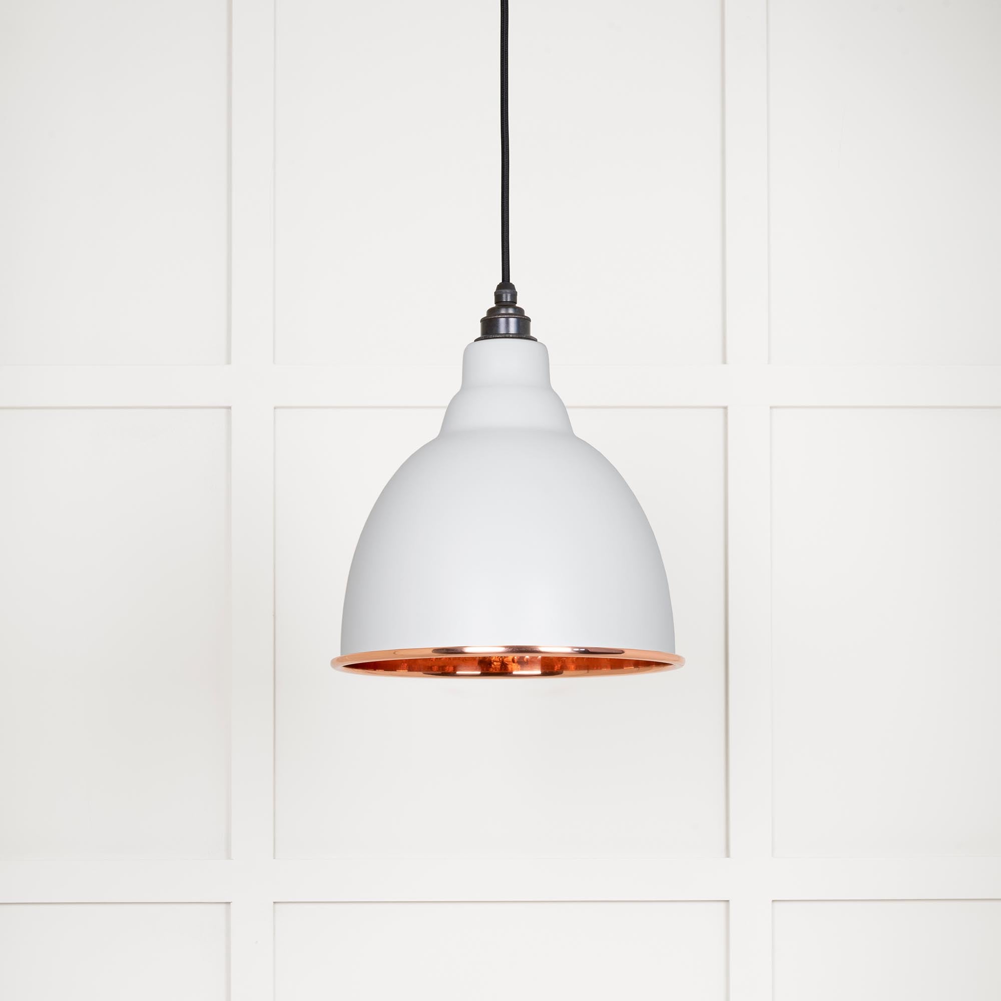 Hammered Copper Brindley Pendant in Flock | From The Anvil - Brindley - From The Anvil - Yester Home