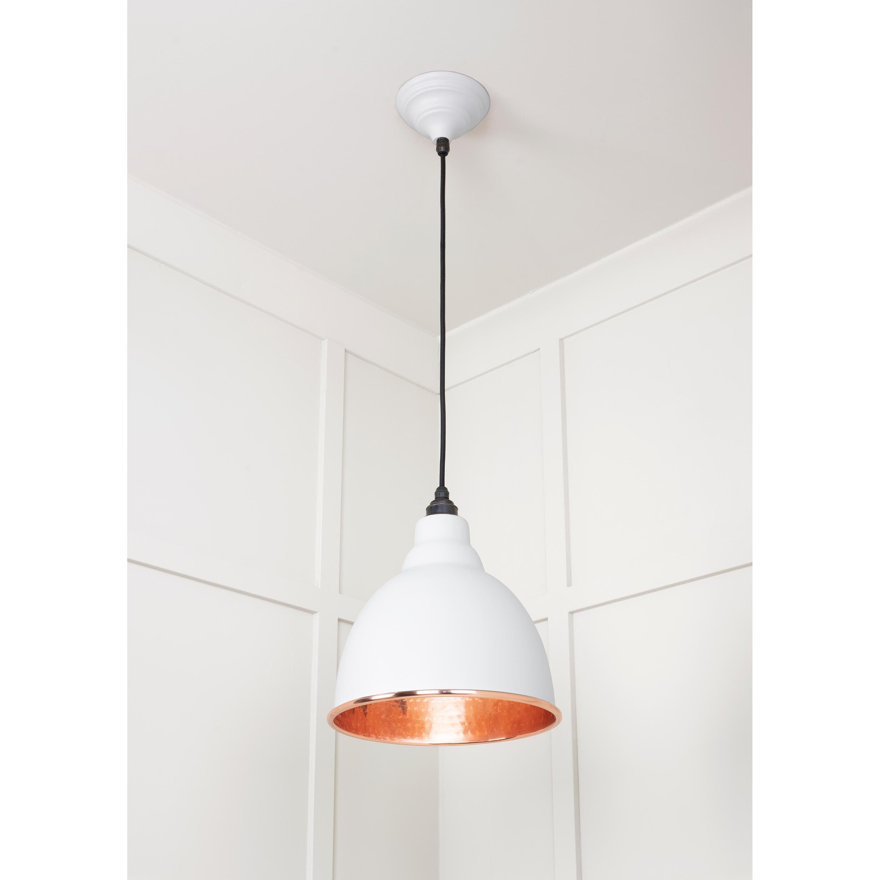 Hammered Copper Brindley Pendant in Flock | From The Anvil - Brindley - From The Anvil - Yester Home