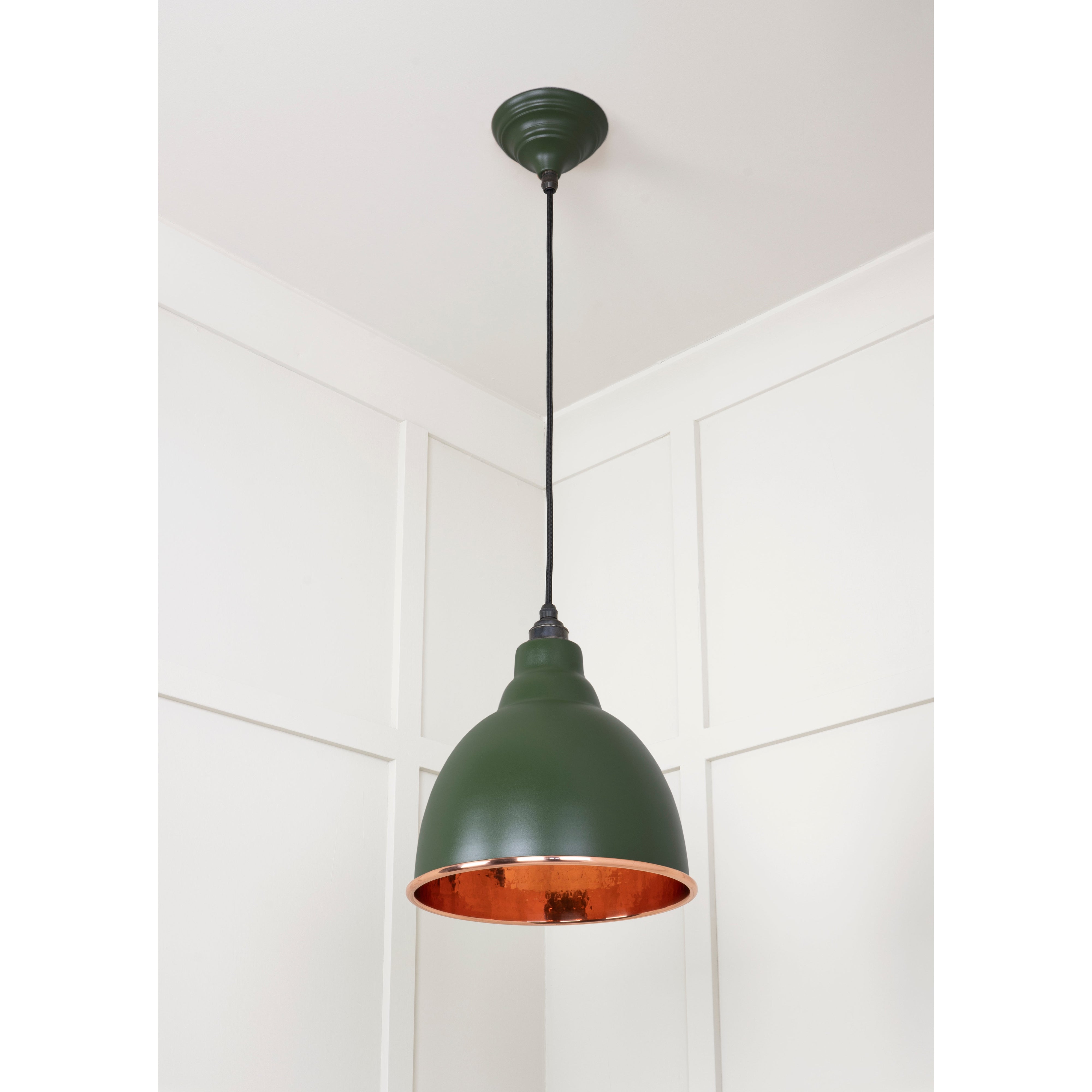 Hammered Copper Brindley Pendant in Heath | From The Anvil-Brindley-Yester Home