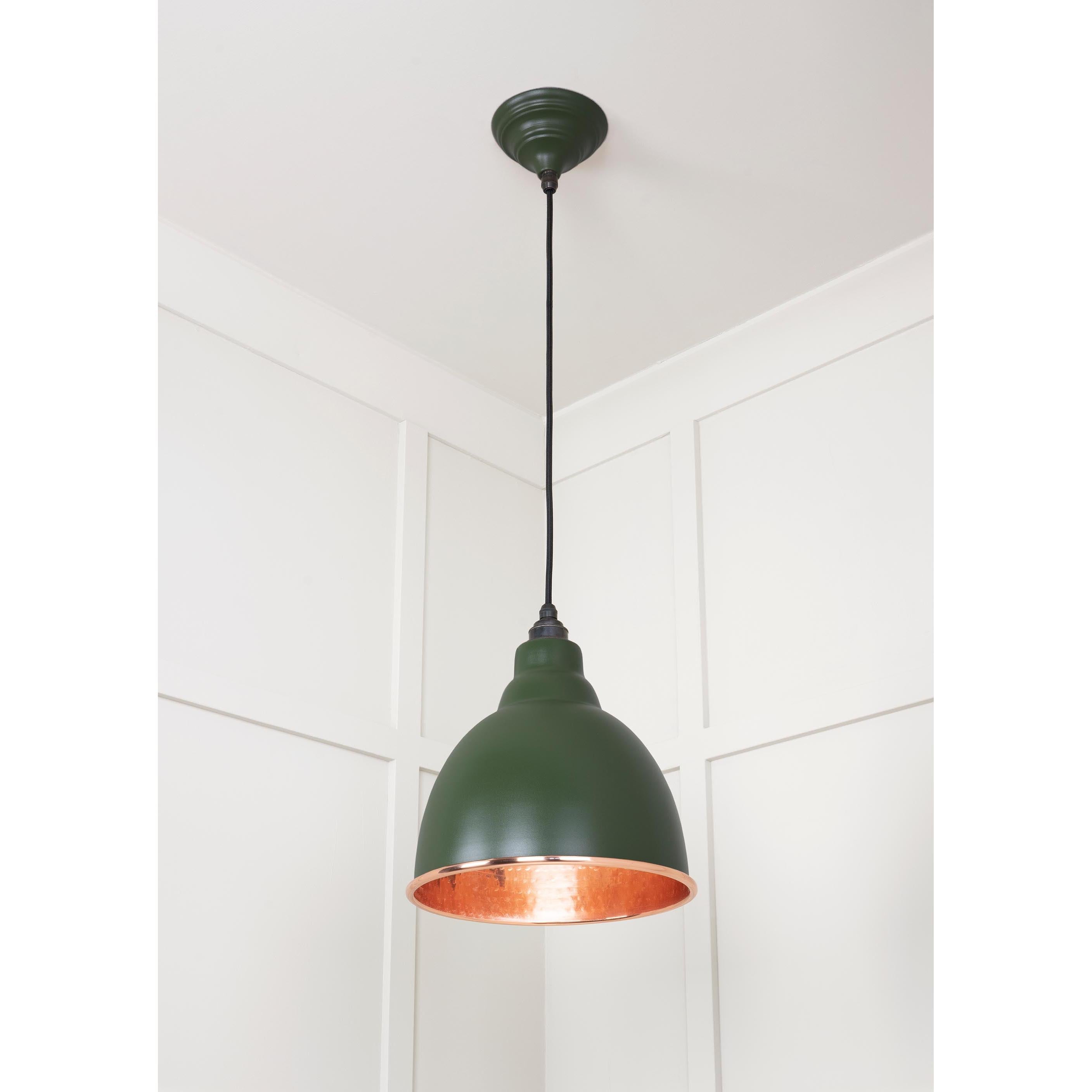 Hammered Copper Brindley Pendant in Heath | From The Anvil - Brindley - From The Anvil - Yester Home